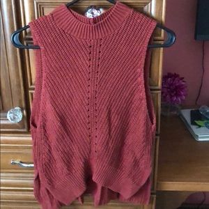 Express knit tank sweater